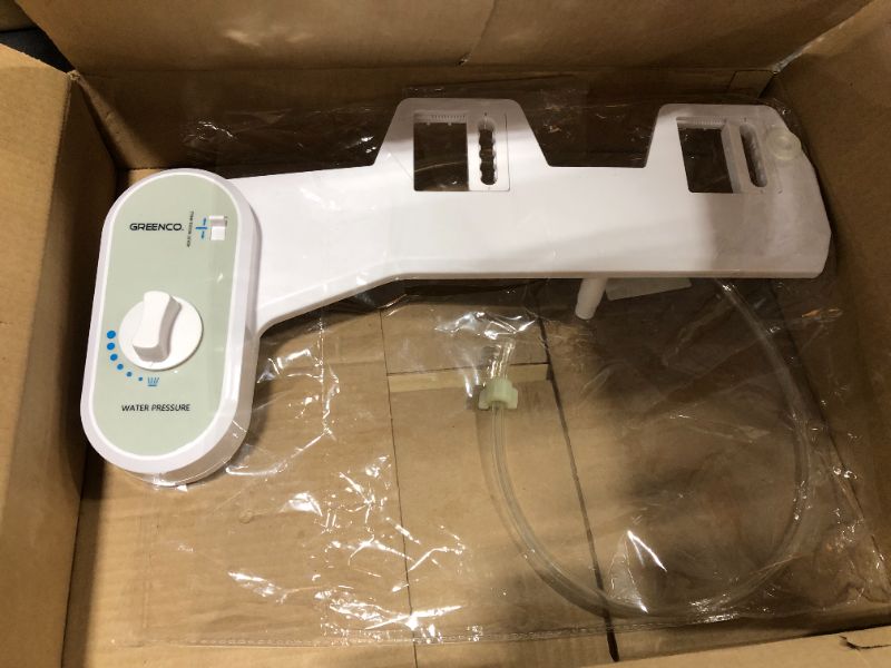 Photo 2 of Bidet Attachment for Toilet, Greenco Easy-to-Install, Non-Electric Bidet with Adjustable Fresh Water Spray Nozzle with All Accessories and Instruction
