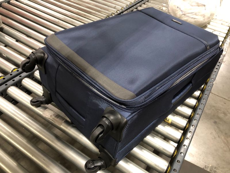 Photo 3 of AmazonBasics 74 cm Navy Blue Softsided Check-in Trolley
