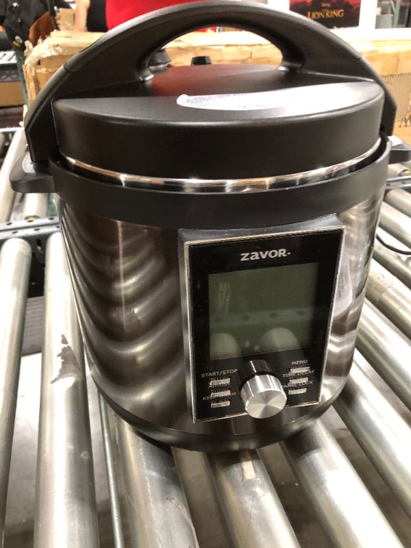 Photo 2 of Zavor LUX LCD 8 Quart Programmable Electric Multi-Cooker: Pressure Cooker, Slow Cooker, Rice Cooker, Yogurt Maker, Steamer and More - Stainless Steel (ZSELL03)
