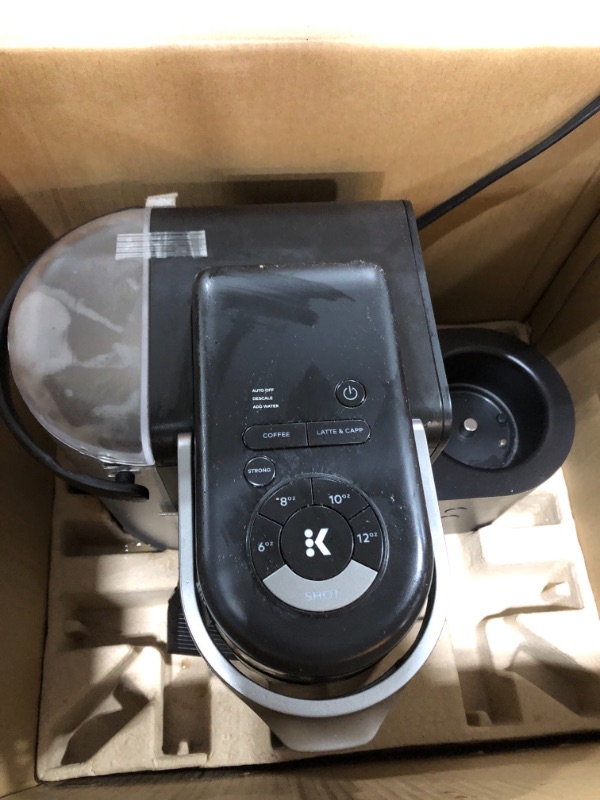 Photo 3 of Keurig K-Cafe Single-Serve K-Cup Coffee Maker, Latte Maker and Cappuccino Maker, Comes with Dishwasher Safe Milk Frother, Coffee Shot Capability, Compatible With all Keurig K-Cup Pods, Dark Charcoal