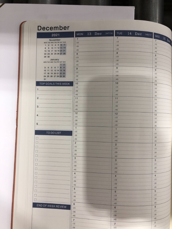 Photo 2 of 2021 2022 weekly appointment book & planner