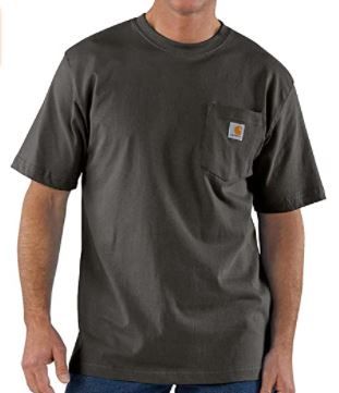 Photo 1 of Carhartt Men's K87 Workwear Short Sleeve T-Shirt (Regular and Big & Tall Sizes)