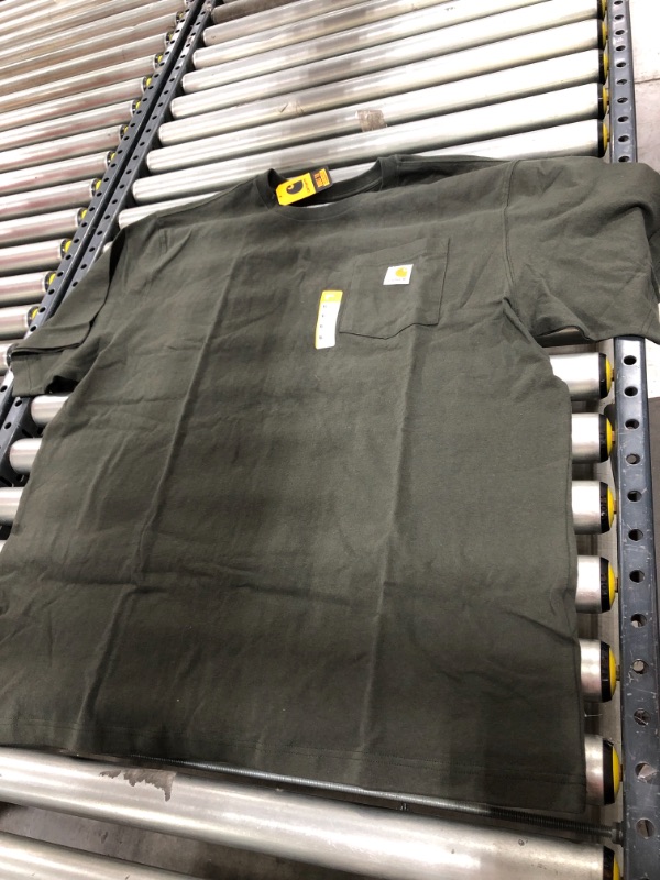 Photo 2 of Carhartt Men's K87 Workwear Short Sleeve T-Shirt (Regular and Big & Tall Sizes)