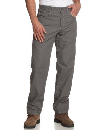 Photo 1 of Carhartt Men's Loose Fit Canvas Carpenter Five Pocket B159, Charcoal, 38 x 30