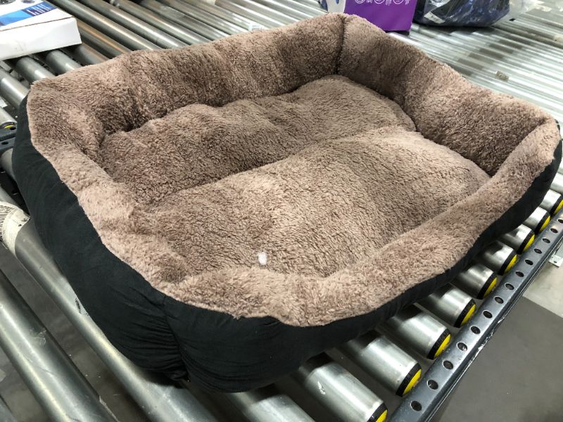 Photo 1 of 30 X 26 INCH MEDIUM PET BED, LIGHT BROWN