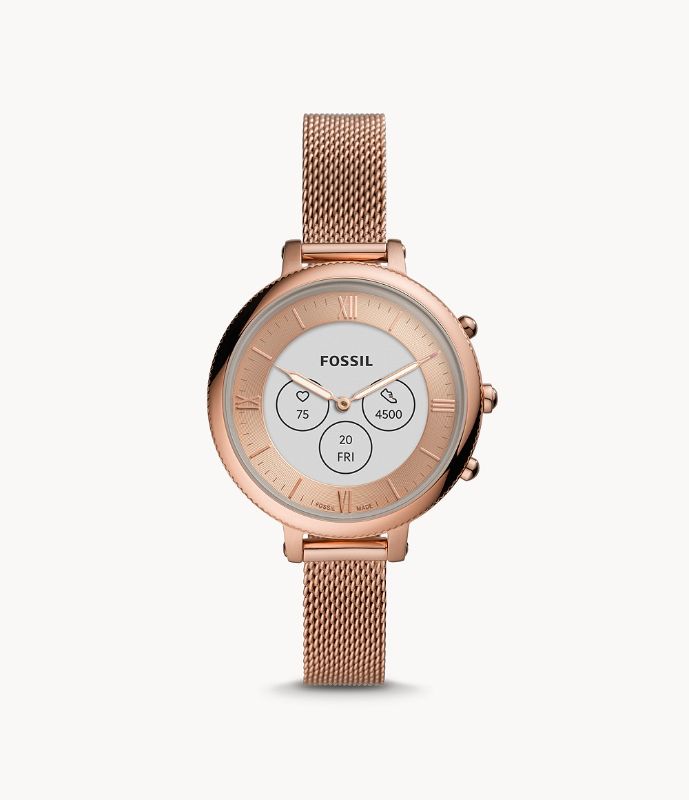 Photo 1 of Fossil Women's Monroe Hybrid Smartwatch HR with Always-On Readout Display, Heart Rate, Activity Tracking, Smartphone Notifications, Message Previews
