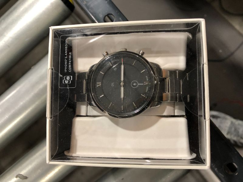 Photo 1 of Hybrid Smartwatch HR Neutra Black Stainless Steel,