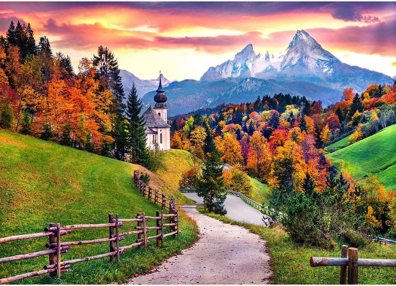 Photo 1 of Jigsaw Puzzles for Adults 1000 Piece Puzzle for Adults 1000 Pieces Puzzle 1000 Pieces-Mountain Scenery(27.6"x 19.7") 2 PACK BUNDLE.
