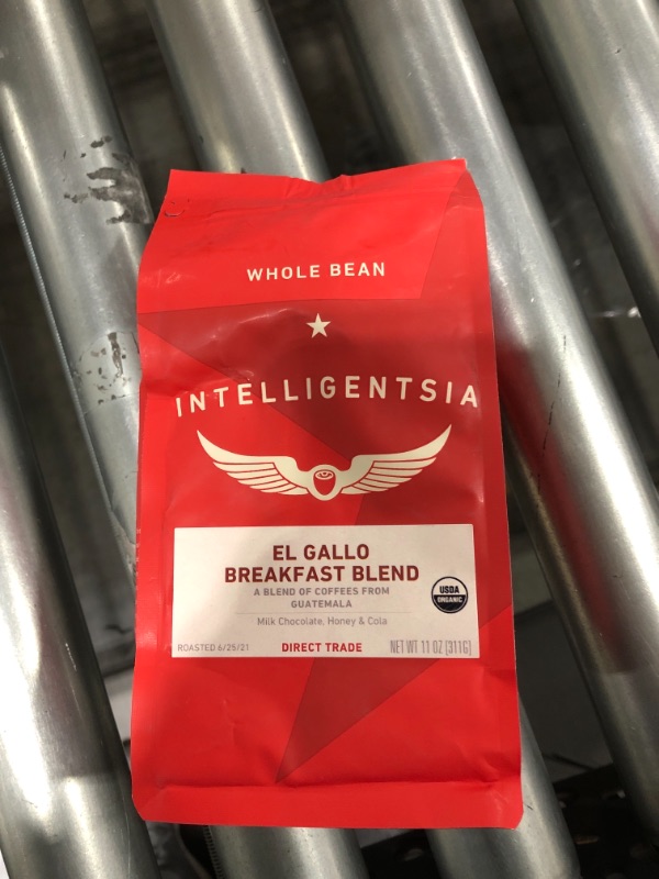 Photo 2 of Intelligentsia, El Gallo Organic Breakfast Blend - Whole Bean Coffee - 11 Ounce Bag, USDA Organic, Direct Trade BEST BY 08/21
