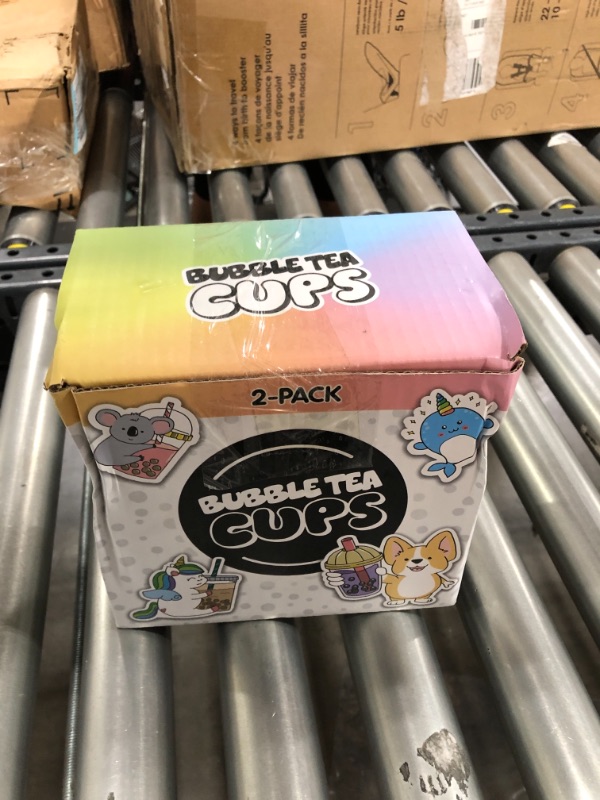 Photo 4 of 2 PACK: Reusable Bubble Tea Cups