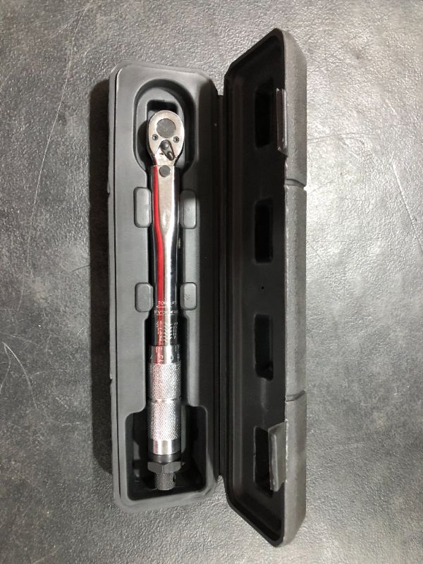 Photo 1 of 1/4 inch Drive Click Torque Wrench 177 inch Sq Ft Lbs 