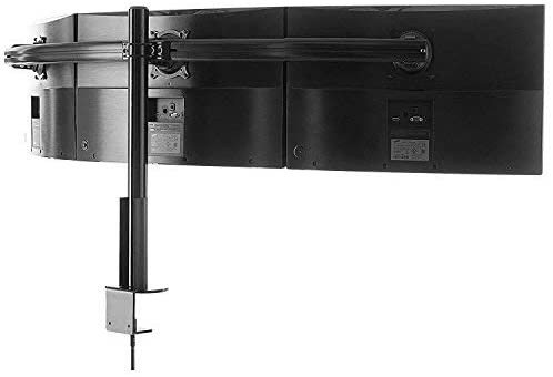 Photo 1 of Echogear Height-Adjustable Triple Monitor Desk Mount Stand for Screens Up to 27"