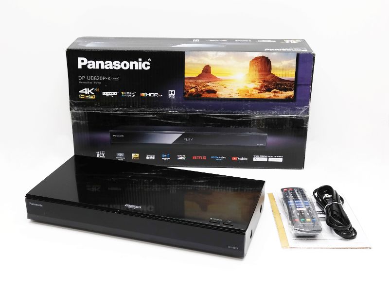 Photo 1 of Panasonic - Streaming 4K Ultra HD Hi-Res Audio with Dolby Vision 7.1 Channel DVD/CD/3D Wi-Fi Built-in Blu-Ray Player - Black PARTS ONLY!
