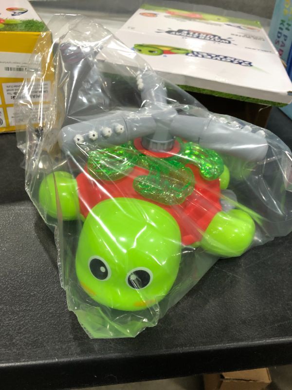 Photo 2 of 3 PACK!! Turtle Sprinkler for Yard, Spinning Water Toy for Fun Summer Play, Spray up to 17 Feet and 30-50 Feet in Diameter, Additional Hose Connector, Gift for Boys Girls 