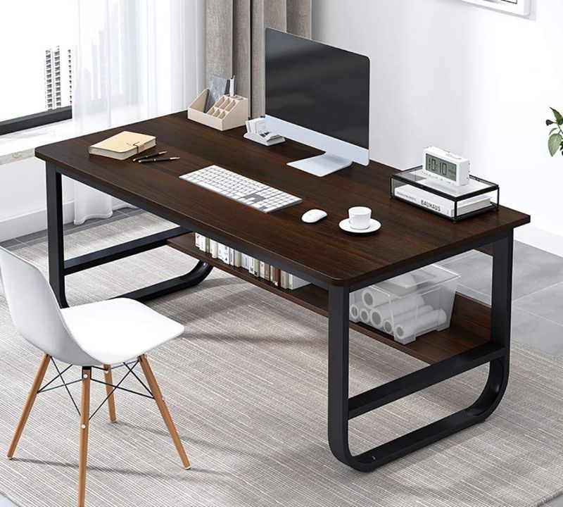 Photo 1 of Goodan Computer Desk for Home Office with Storage Modern Simple Study Desks Small Spaces Laptop Table
