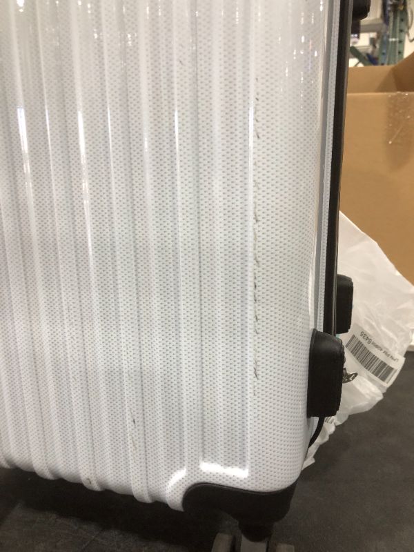 Photo 8 of Coolife Luggage Expandable Carry on (white grid new, S(20in)_carry on)