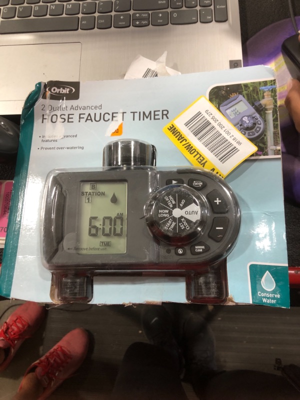 Photo 1 of 2-Outlet Hose Faucet Timer
