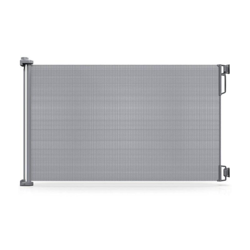 Photo 1 of Perma Child Safety 33 in. H Outdoor Retractable Gate, Extra Wide, Gray