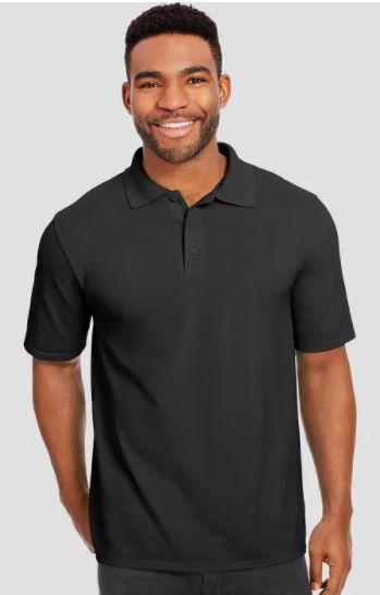 Photo 1 of Hanes Men's X-Temp Performance Pique Polo Short Sleeve Shirt
