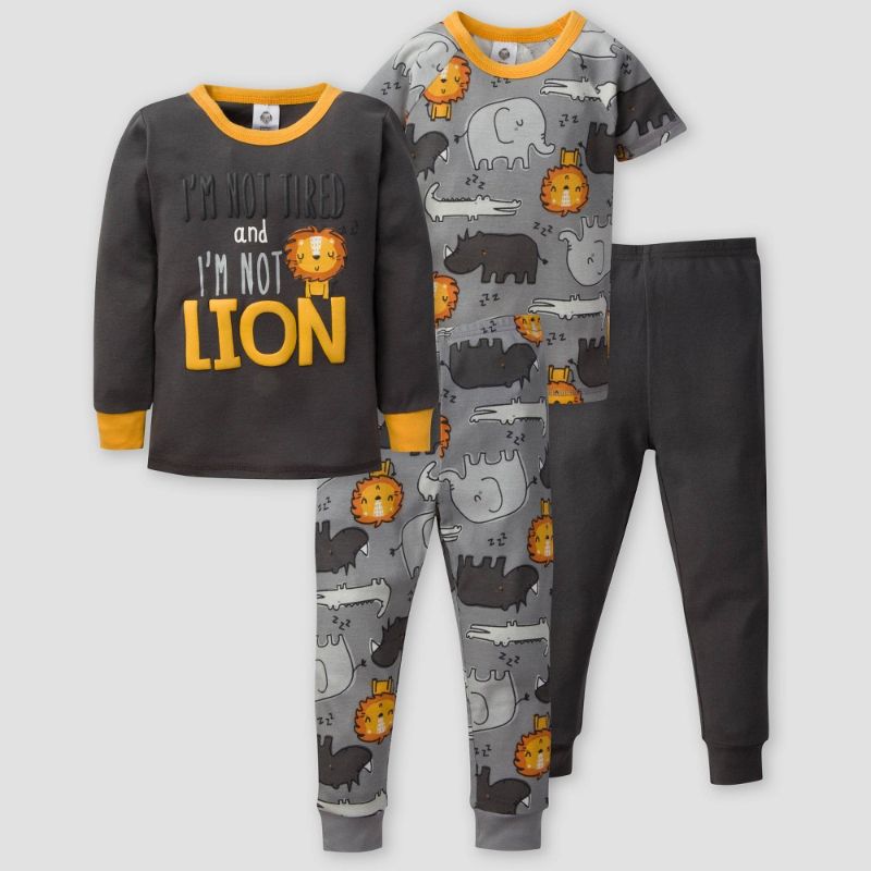 Photo 1 of Gerber Baby Boys' 4pc Lion Pajama Set -
12MOS
