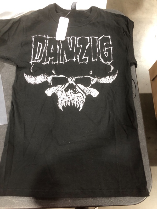 Photo 2 of M & O Gold Black Women's Shirt DANZIG
Size- Small