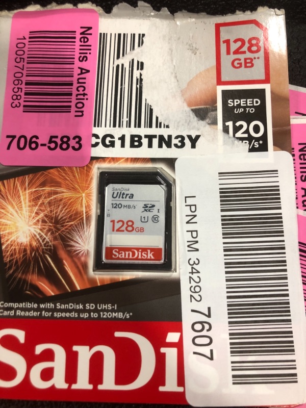 Photo 1 of Sandisk Ultra 128Gb Sdhc Sdxc Uhs I Memory Card
