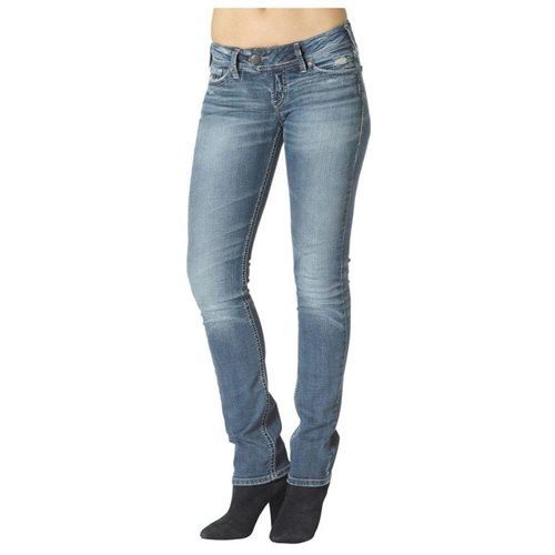 Photo 1 of Silver Jeans Denim Womens Slim Bootcut Sanded Light Wash Size-28