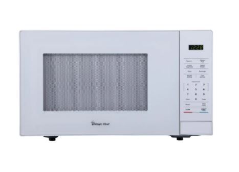 Photo 1 of 1.1 cu. ft. Countertop Microwave in White
