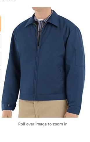 Photo 1 of Red Kap Men's Slash Pocket Jacket. XL
