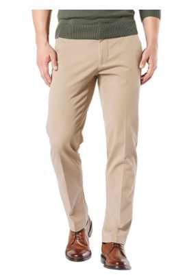 Photo 1 of Dockers Men's Straight Fit Workday Khaki Smart 360 FLEX Pants (Regular and Big & Tall) 34x34
