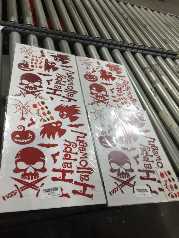 Photo 1 of BLOODY STICKER HAPPY HALOOWEEN 4 PACKS