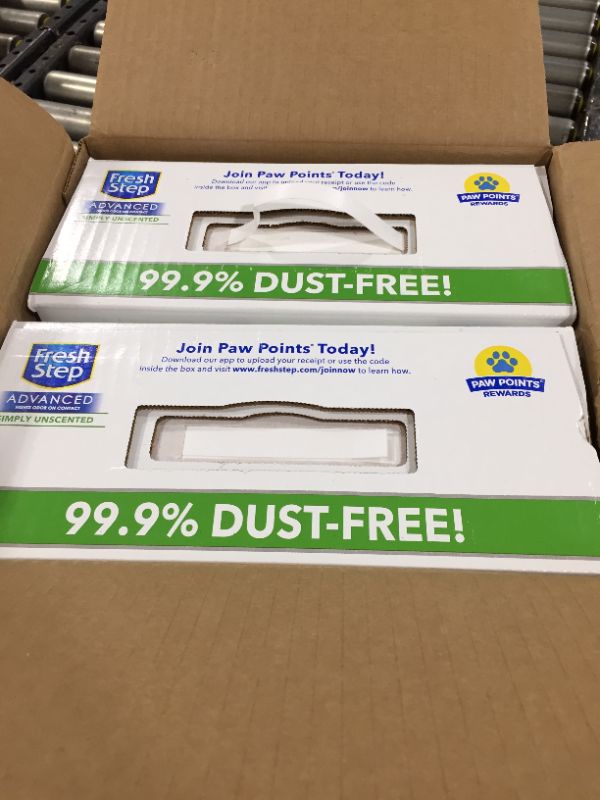 Photo 2 of 2 Pack Fresh Step Advanced Simply Unscented Clumping Cat Litter