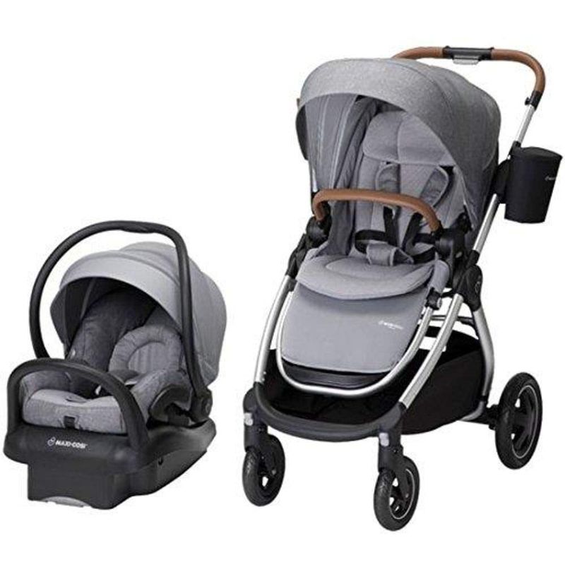 Photo 1 of Maxi-Cosi Adorra 2.0 5-in-1 Modular Travel System with Mico Max 30 Infant Car Seat, Nomad Grey
