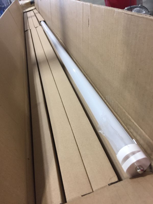 Photo 2 of 8 Foot LED Bulbs, CNSUNWAY LIGHTING FA8 Single Pin LED Fluorescent Replacement Bulb, 45W (100W Equiva.), 5400LM High Bright, 6000K Cool White, Ballast Bypass, Frosted Cover -12 Pack
