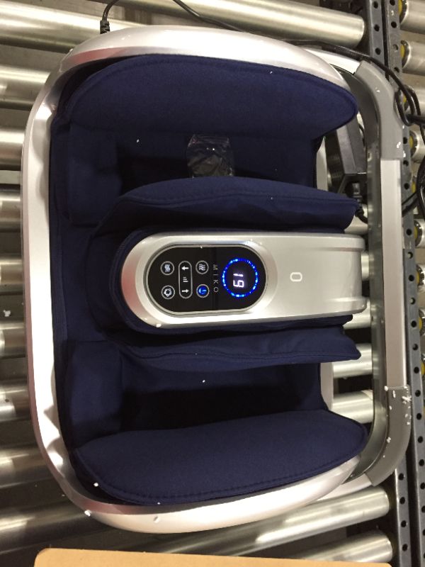 Photo 1 of Miko Foot Massager Shiatsu Machine with Pressure Settings, Deep Kneading, Vibration, Heat and Wireless Remote - Alleviate Discomfort from Plantar