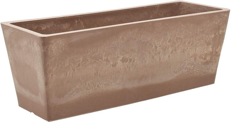 Photo 1 of Arcadia Garden Products PSW U45TP Simplicity Window Box 17.5" x 7" x 6" Taupe.
