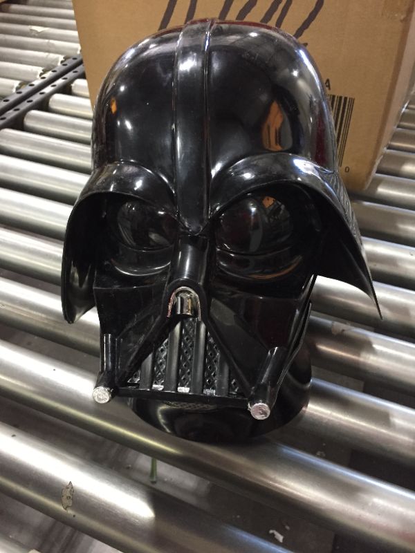 Photo 2 of Rubie's Men's Star Wars Darth Vader, Deluxe Adult Full face mask, Black, One Size
