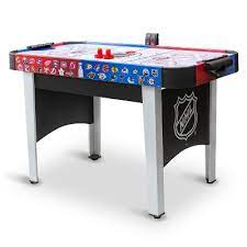 Photo 1 of EastPoint Sports 48 Inch Rush NHL Electronic Indoor Hover Hockey Game Table Set with 2 Pucks, 2 Pushers, and LED Scoring for Multiple Player Air Play
