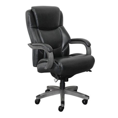 Photo 1 of Delano Big & Tall Bonded Leather Executive Office Chair - La-Z-Boy

