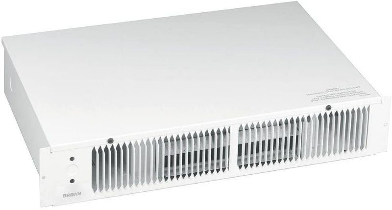 Photo 1 of bent  114 Kickspace Fan-Forced Wall Heater Without Built-in Thermostat, White
