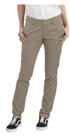 Photo 1 of Dickies Women's Straight Flex Twill Pant, Size 12 L 