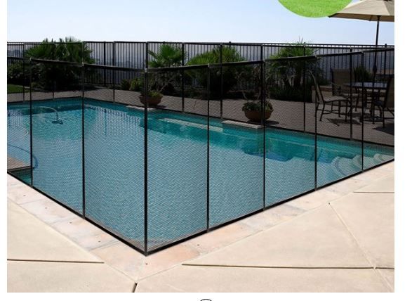 Photo 1 of 4'X2'1/2 Swimming Pool Fence Garden Fence Child Barrier Safety, Section