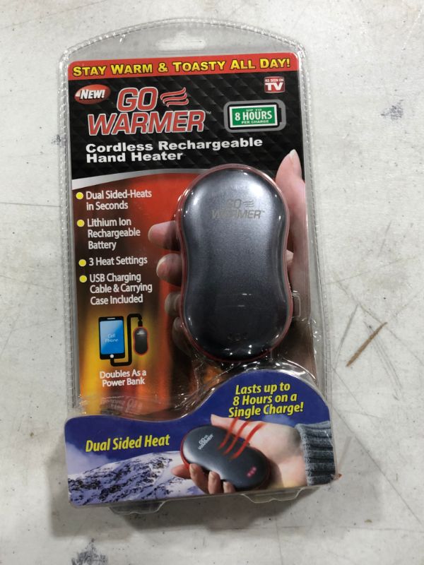 Photo 2 of Spark Innovators Go Warmer - Rechargeable Personal Heater That Goes Anywhere! As Seen on TV!