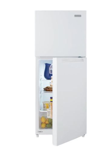 Photo 1 of 10.1 cu. ft. Top Freezer Refrigerator in White