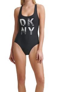 Photo 1 of DKNY Women's Logo One Piece size 12