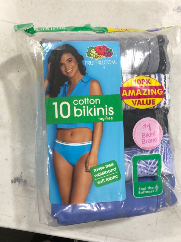 Photo 1 of Fruit Of The Loom
Underwear Cotton Bikini Panty Multipack XL/8