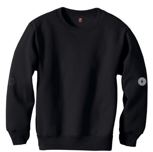 Photo 1 of Hanes Youth ComfortBlend EcoSmart Crewneck Sweatshirt