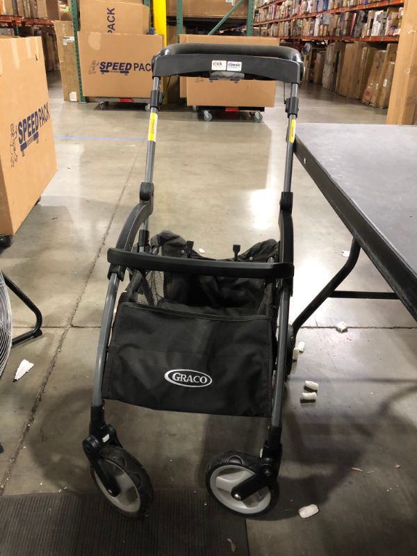 Photo 1 of Graco SnugRider Elite Infant Car Seat Frame Stroller - Black