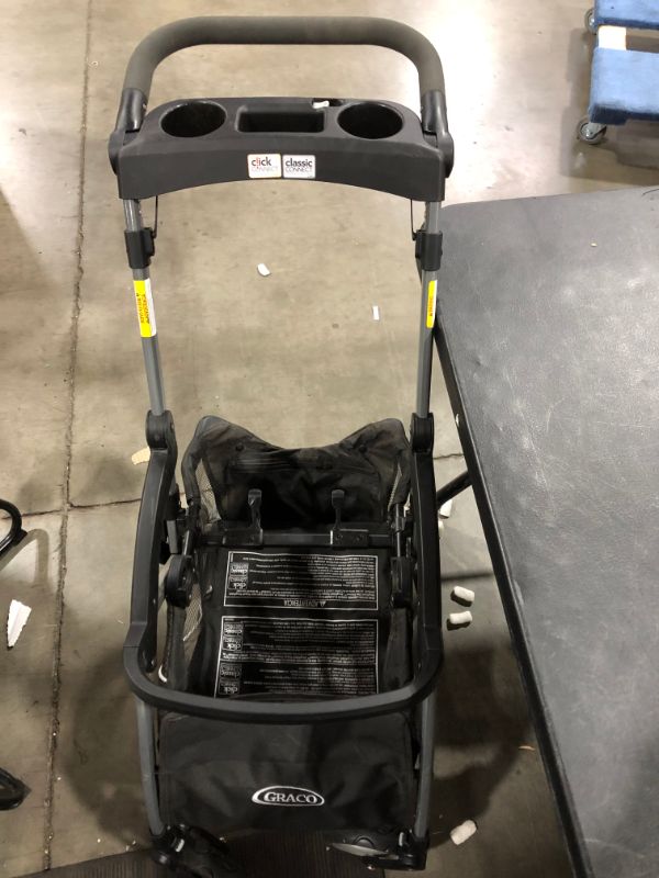 Photo 1 of Graco SnugRider Elite Infant Car Seat Frame Stroller - Black