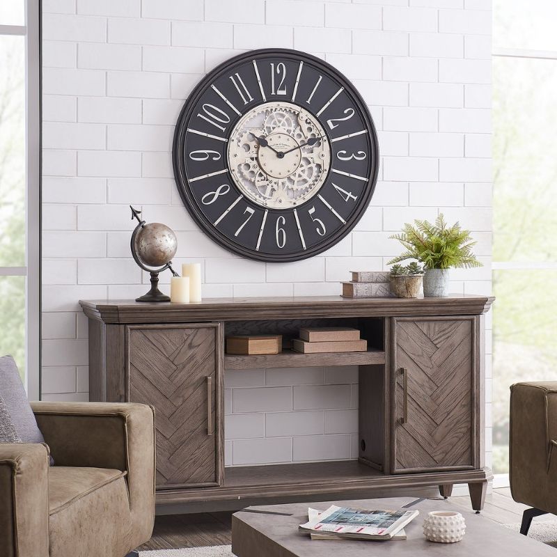 Photo 1 of FirsTime & Co.® Bronze Montevello Farmhouse Gears Clock, Oil Rubbed Bronze, 36 in
